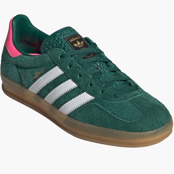 adidas Gazelle IndoorCollegiate Green‎ Lucid Pink...